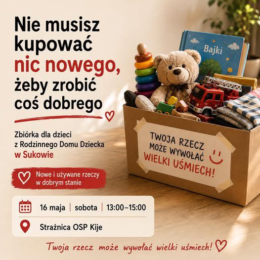 dzieci2 OSP Kije organizuje wyjątkową akcję z okazji Dnia Dziecka!