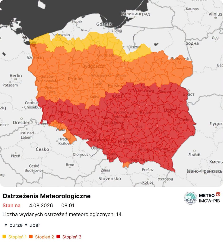 762658067_1013022771618936_7080517135049612457_n-942x1024 Aktualizacja ostrzeżeń meteorologicznych Instytut Meteorologii i Gospodarki Wodnej - IMGW PIB dotyczących upałów.